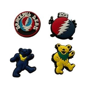 Grateful Dead Jibbitz croc charms NWOT